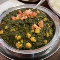 Saag Channa!  at Dosa Hut in Rocky Hill