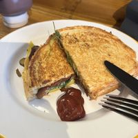 Vegan jo no pastrami  at Holy Cheesus in Newport