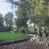 Back yard  at De Groene Gevel in Woerdense Verlaat