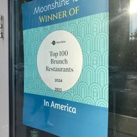 OpenTable best brunch restaurantt  at Moonshine 152 in Boston