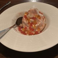 Magical vegan meringue dessert. Delish  at Moonshine 152 in Boston