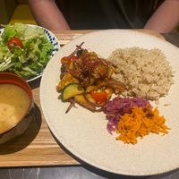 Soy meat meal   at Micasadeco & Cafe in Kyoto