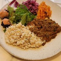 Curry plate at Micasadeco & Cafe in Kyoto