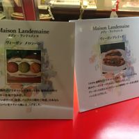 A Japanese description of their vegan items at Maison Landemaine in Tokyo