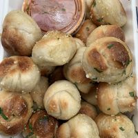 Garlic knots at Three Girls Vegan Creamery - Downtown in Guilford