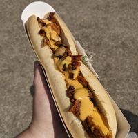 Philly cheese steak (seitan and mushroom) at The Vegan Habit in Hythe