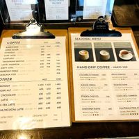 drink menu at Woodberry Coffee - Setagaya in Tokyo