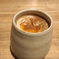 Black Latte Valencia (seasonal) at Woodberry Coffee - Setagaya in Tokyo