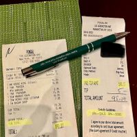 They double dip on tips, beware! at Pongal - Midtown in New York City