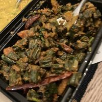 Bhindi masala  (okra)  at Bombay Street Food 2 in Washington