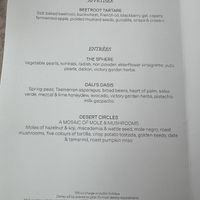 Vegan Luxe Menu  at Faro in Berriedale