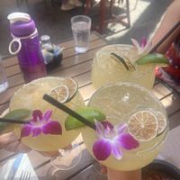 Giant skinny margs  at Maracas Mexican Cantina & Grill in Palm Springs
