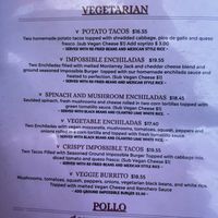 Look at these awesome options   at Maracas Mexican Cantina & Grill in Palm Springs