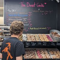 Menu at The Donut GroVe in Orono