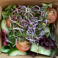 Side salad at Burgerheart in Leipzig