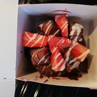 "nur" vegetarisch (nicht von mir :D at Royal Donuts - Ottensen in Hamburg