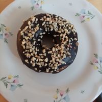 Haselnussdonut at Royal Donuts - Ottensen in Hamburg