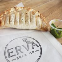 Empanada. Delicious at Erva Brew Co. in Pasadena