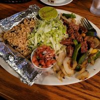 Mulligan's Fajita with beyond burger. Delicious and very accommodating. at Mulligan's - Green Door Pub in Stratton