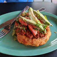 Al pastor sope 10/10 at Mamicon's Vegan Mexican Restaurant in Northridge