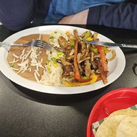 Fajita Plate at Mamicon's Vegan Mexican Restaurant in Northridge