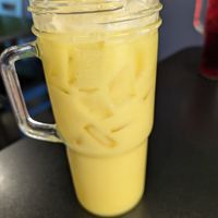 Pina colada at Mamicon's Vegan Mexican Restaurant in Northridge