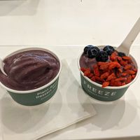 Acai soft serve. at Pressed Juicery in Austin