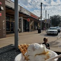 Outside (limited seating) at Jeni's Ice Creams in Austin