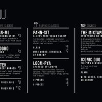 **not a comprehensive vegan menu, more options in store at Slide Thru #FAM in Norfolk