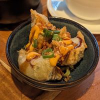 Crispy gyozas. So so good at Ahimsa in Munich