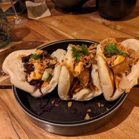 Bao Trio with vegan "Pork Belly" at Ahimsa in Munich
