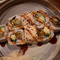 Asparagus sushi at Ahimsa in Munich