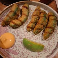 Fried avocado at Ahimsa in Munich
