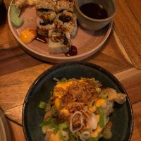 Sushi and Gyoza at Ahimsa in Munich