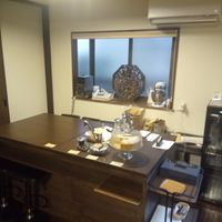 Pastry counter at Sui Cafe in Tokyo