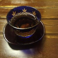 Post meal spiced tea at Sui Cafe in Tokyo