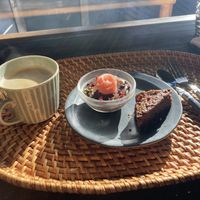 Dessert set  at Sui Cafe in Tokyo