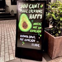 Quinoa Sign (via Facebook) at 1894 Bistro & Bar in Goslar