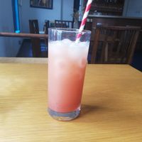Rhubarb lemonade at The Sundial Kitchen in Bristol