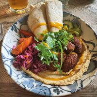 Falafel bowl at The Sundial Kitchen in Bristol