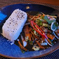 Teriyaki vegan at Maori in Schlieren