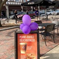 Weekend of March 3, 2021 - debut of the vegan breakfast sandwich featuring JUST EGG and BEYOND SAUSAGE! at Peet's Coffee in Winnetka