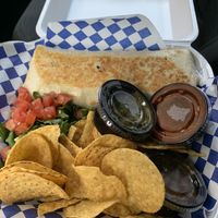 Burrito with seitan asada. 🙏  at Vegan Vato in Albuquerque