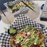 Loaded nachos and Frito pie at Vegan Vato in Albuquerque