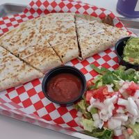 Quesadilla at Vegan Vato in Albuquerque