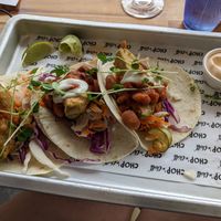 Tempura avocado tacos #Veganuary at Chop 'n Chill in South West Rocks