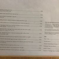 Menu as of March 2021 at Crack Kitchen in Adelaide
