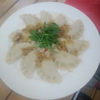 Pierogi with sauerkraut and mushrooms ❤️ at Soodi Pierogarnia in Bialystok