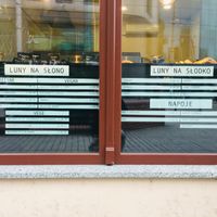 menu at Luna Covrigaria in Poznan