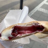 Sour cherry pastey  at Luna Covrigaria in Poznan